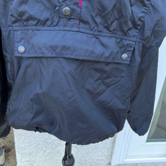 Downhill Racer Black Nylon Windbreaker Pullover Women's Size M - Picture 3 of 8